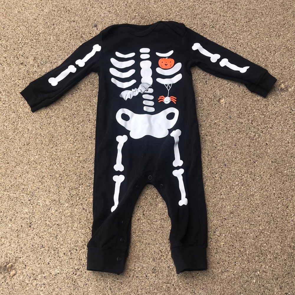 - Baby skeleton outfit 12 month